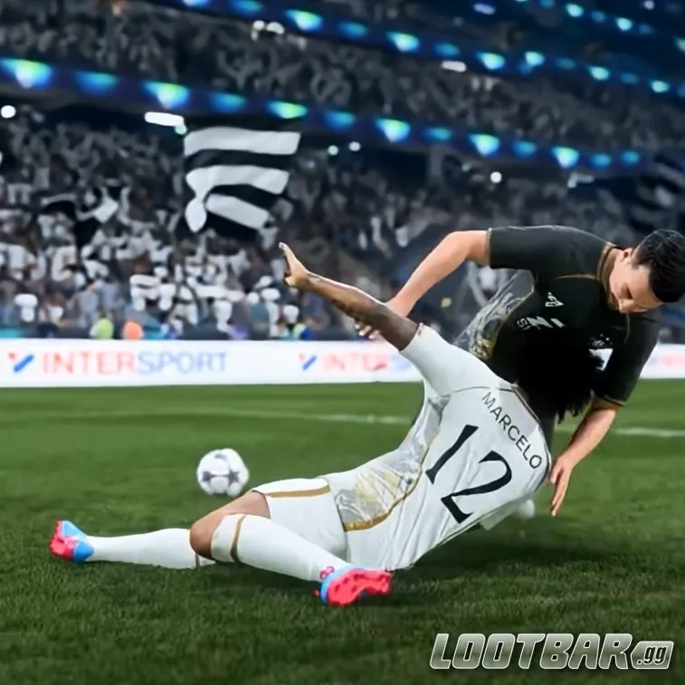 Marcelo making a tackle in FC 26