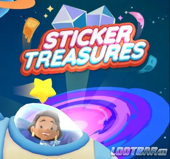 monopoly go sticker treasures event