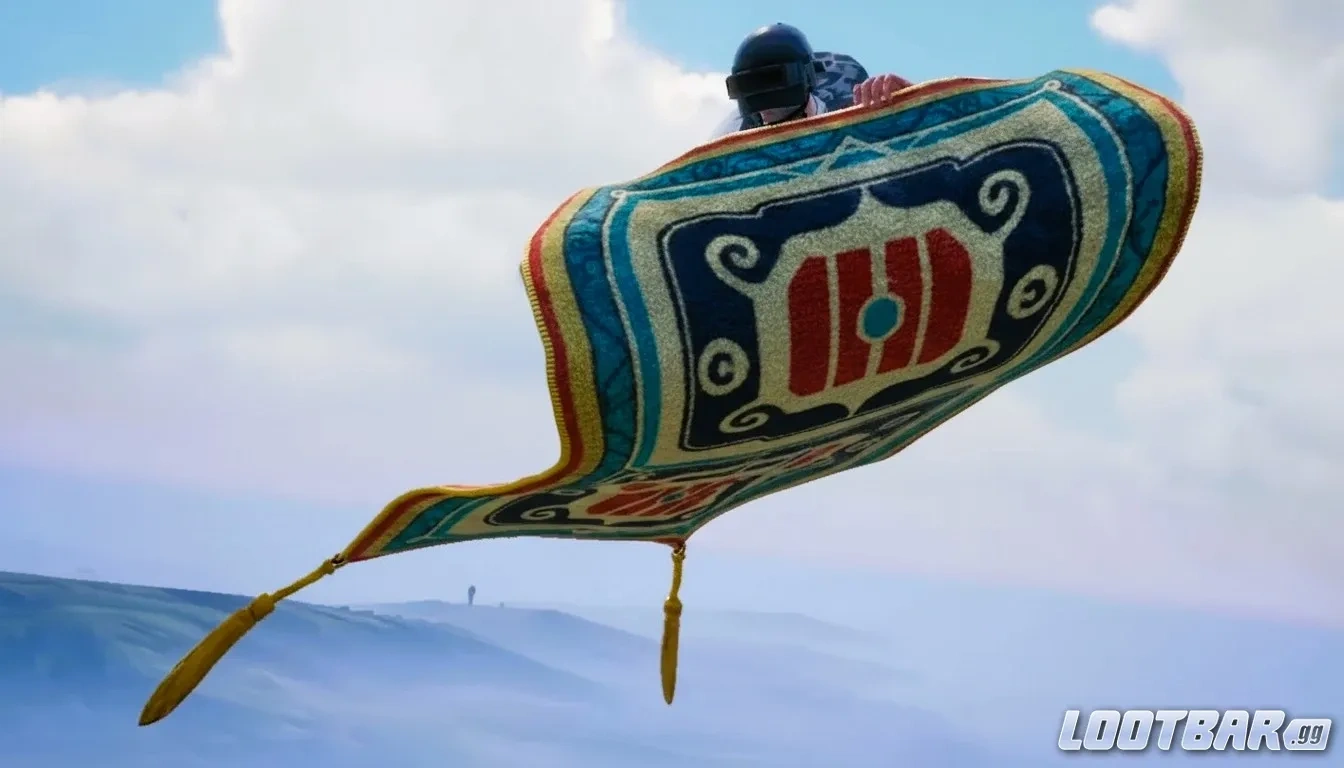 PUBG MOBILE  Skyhigh Spectacle Flying Carpet