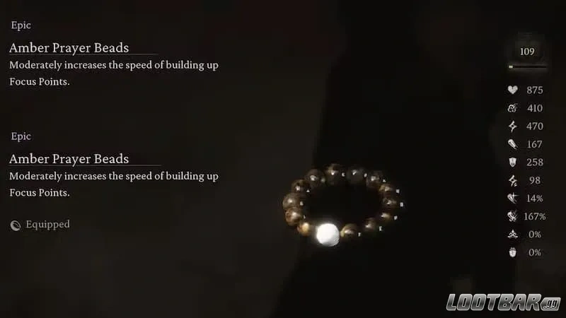 Amber Prayer Beads in Black Myth Wukong