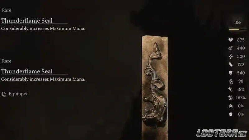 Thunderflame Seal in Black Myth Wukong