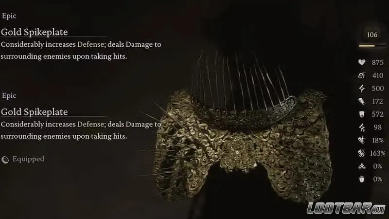 Gold Spikeplate in Black Myth Wukong