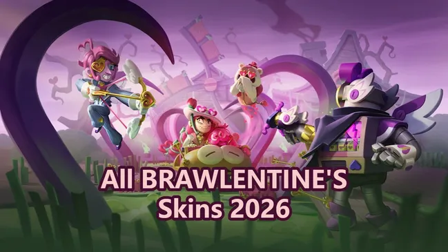 All Brawl Stars Skins for BRAWLENTINE’S Season