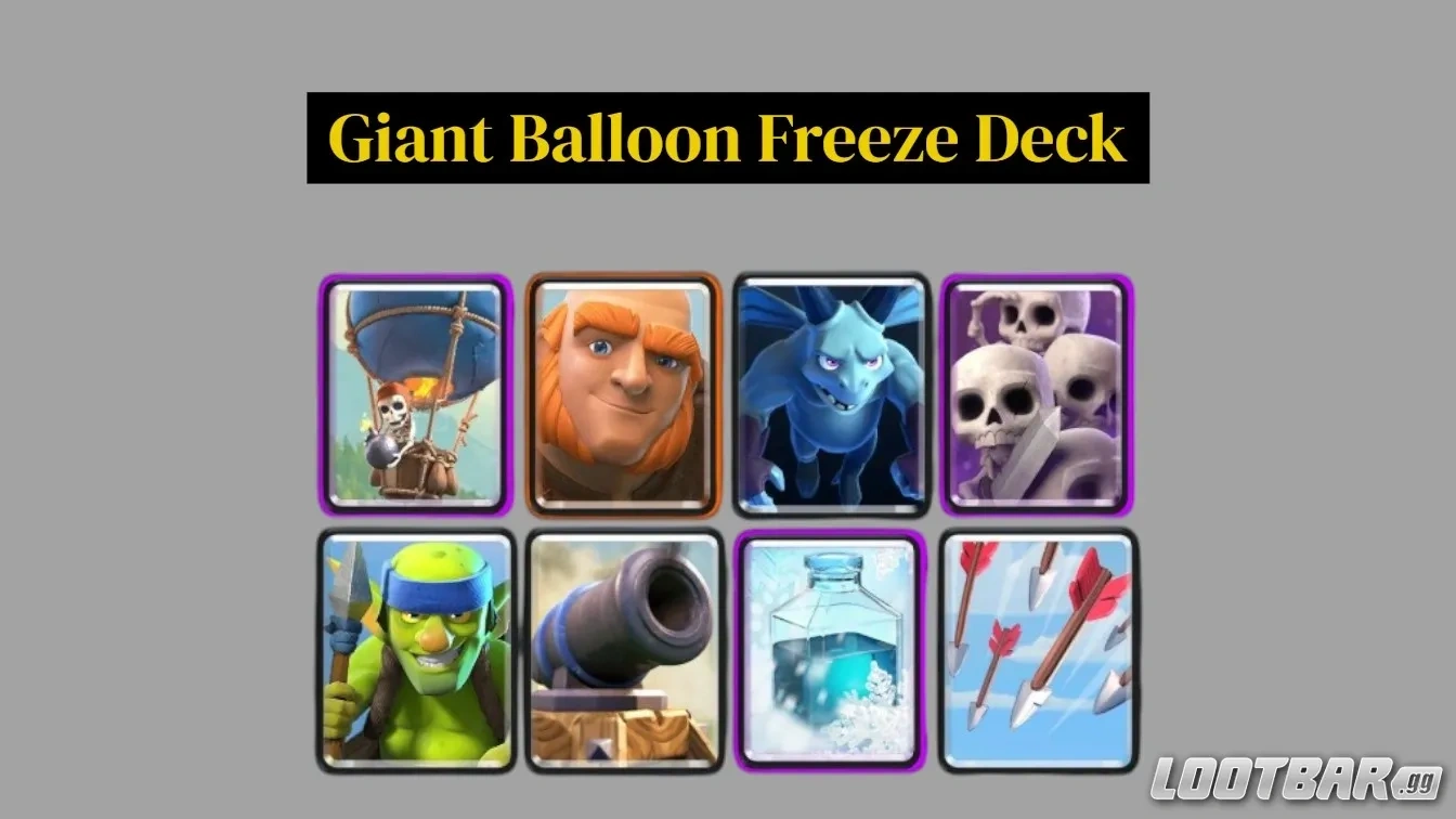 Giant Balloon Freeze Deck