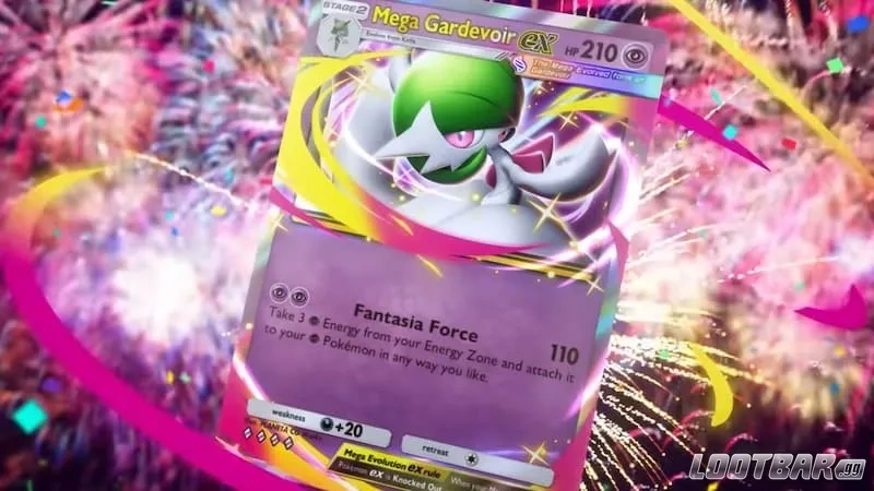 The Mega Gardevoir ex card in Pokemon TCG Pocket