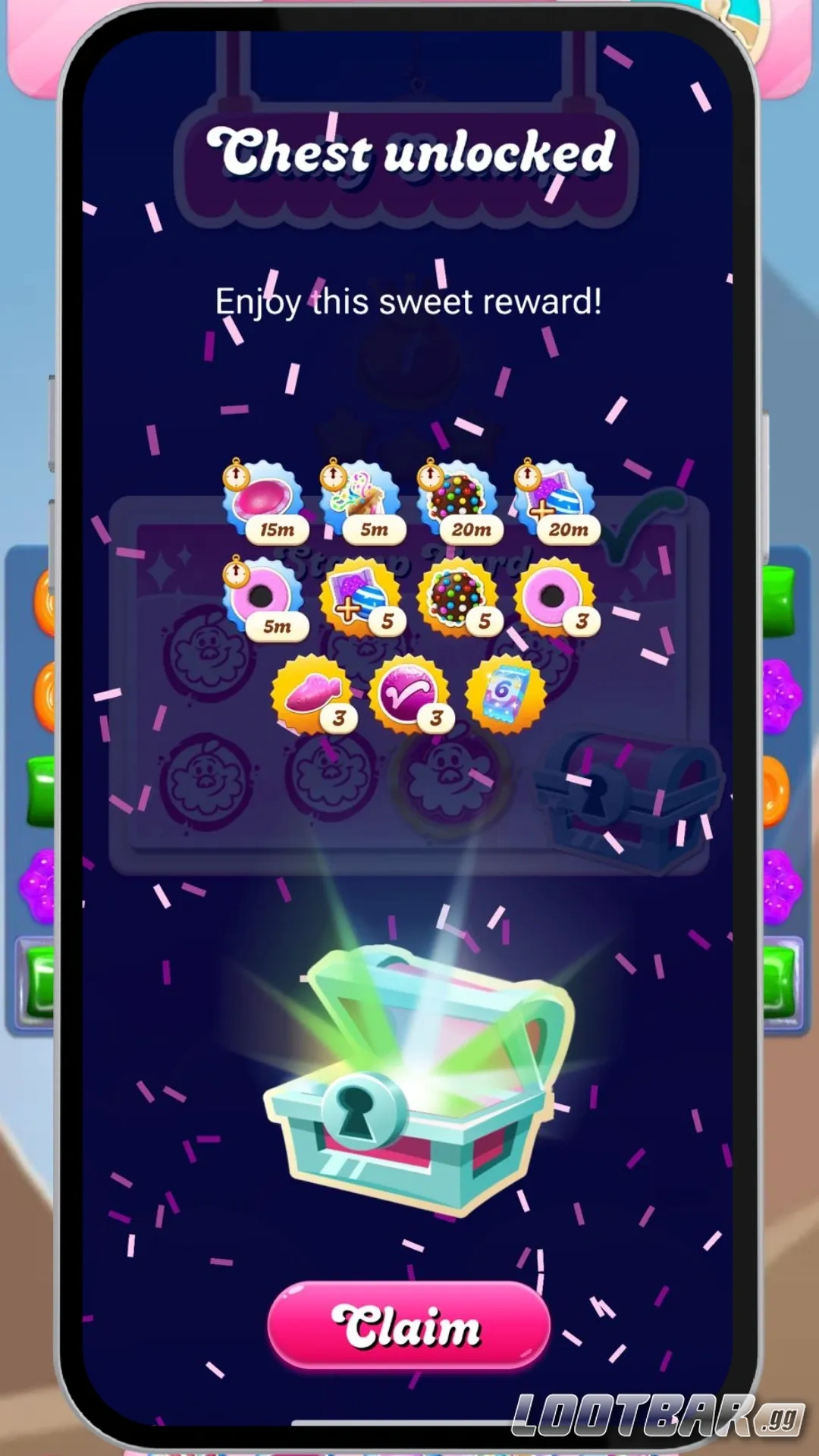 Candy Crush streak rewards
