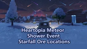 Heartopia Meteor Shower Event: All Starfall Ore Locations