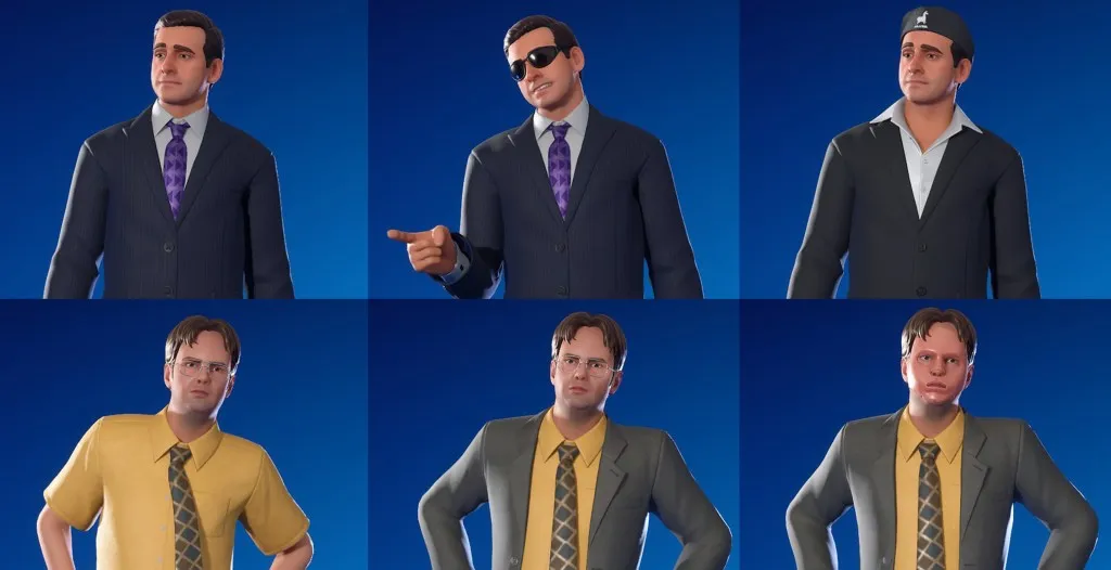 The Office Fortnite Skins Edit Styles