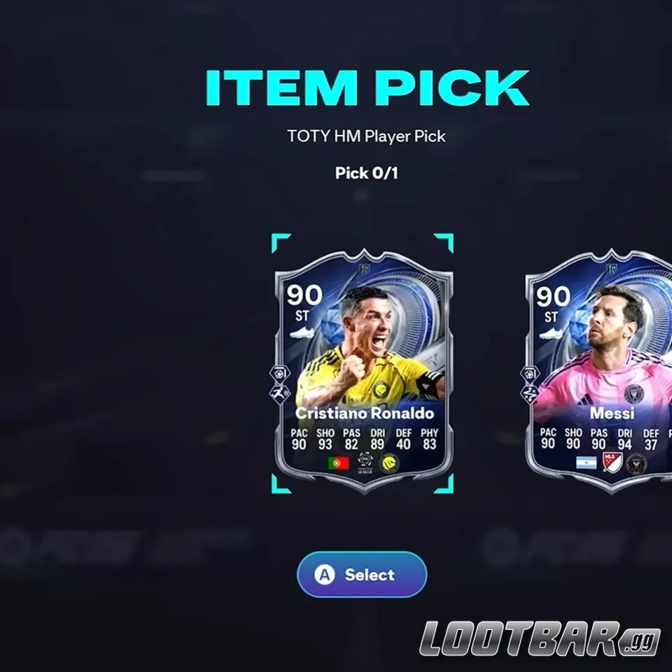 Ronaldo from the player pick in FC 26