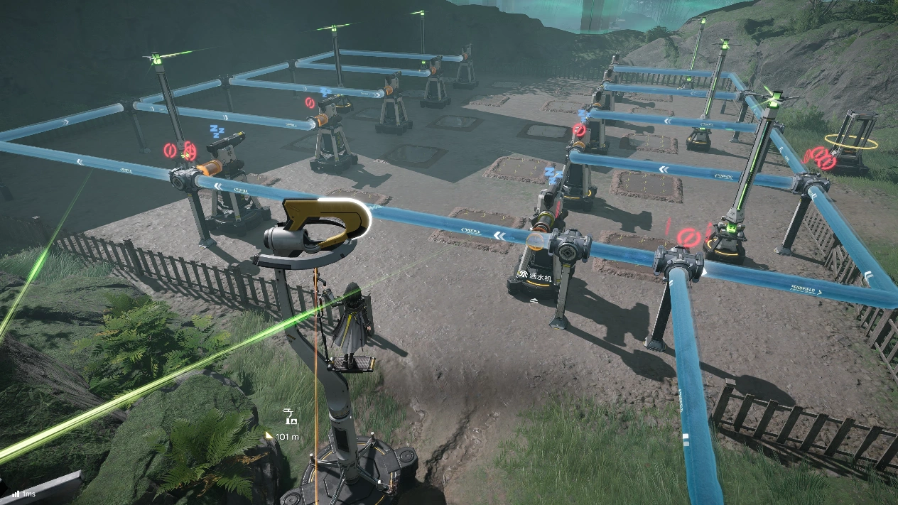 終末地種植地的示例圖（面積利用率高）