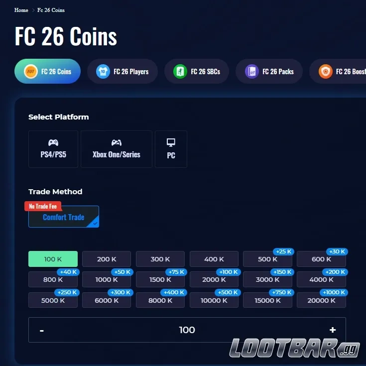 IGGM FC 26 coins