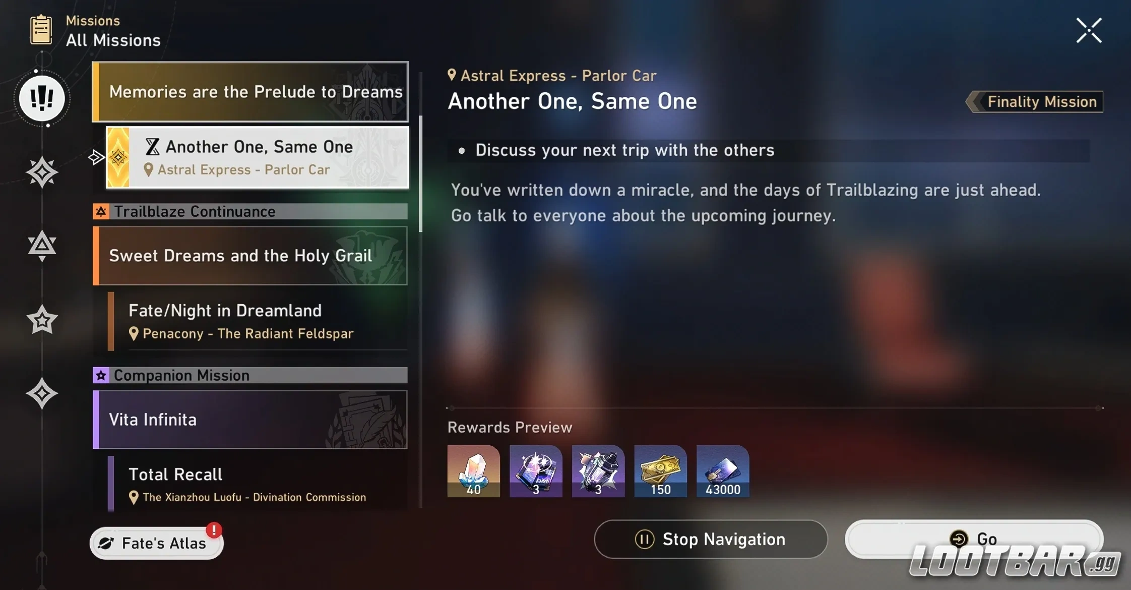 Honkai: Star Rail Missions and Quests