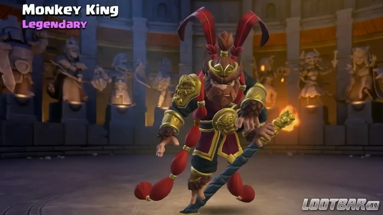 The Monkey King skin in Clash of Clans