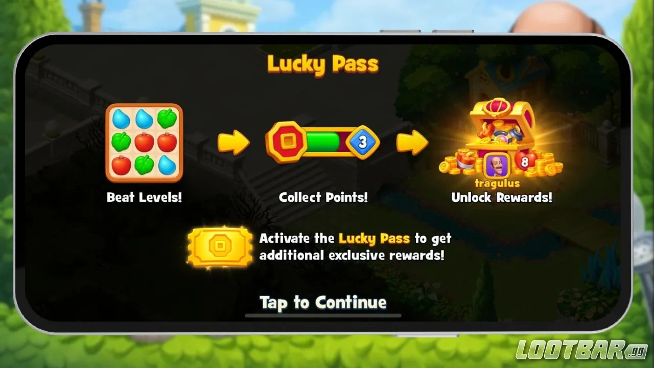 Gardenscapes Lucky Pass Explained