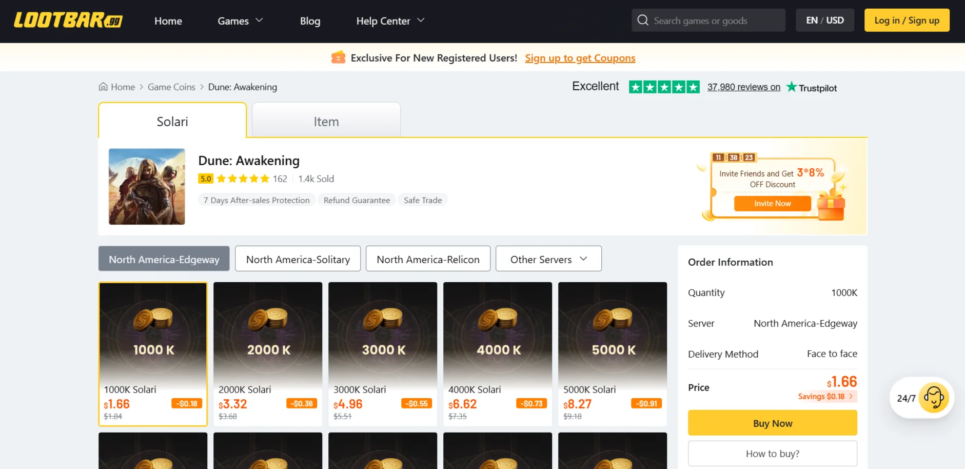 top up Dune Awakening