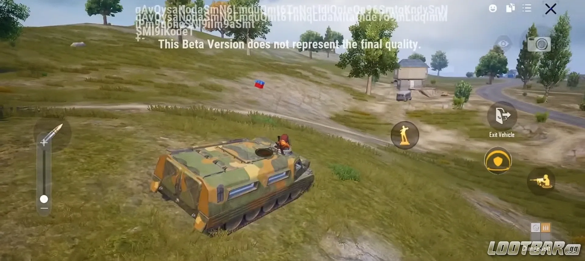 New BRDM vehicle equipped with a mounted machine gun