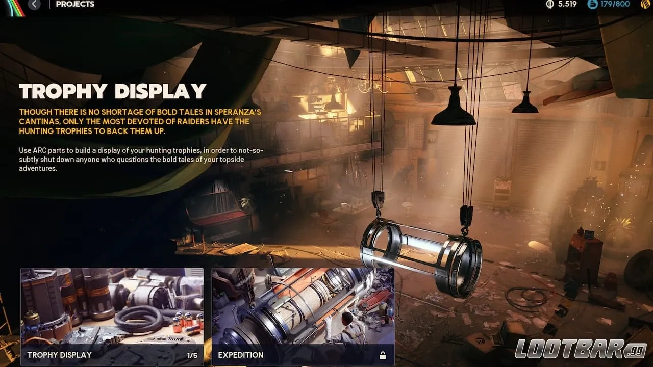 Trophy Display project in Arc Raiders