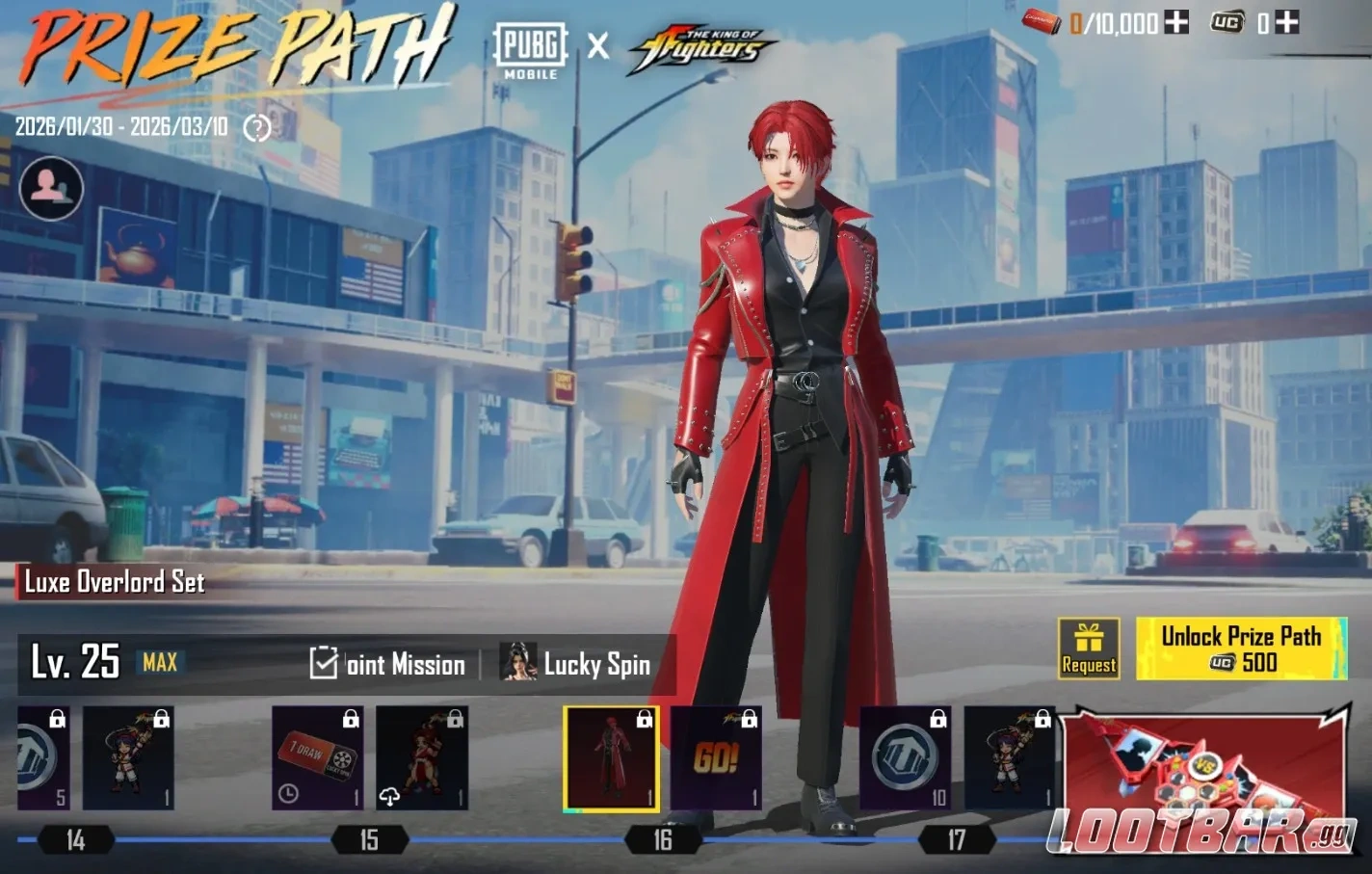Luxe Overload Set - PUBG Mobile x KOF