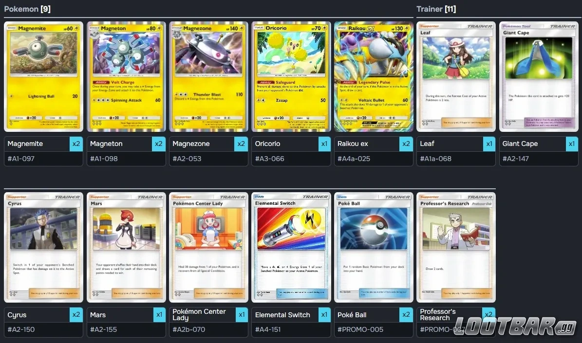 Magnezone And Raikou ex