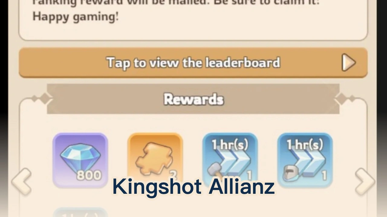 Guide de mobilisation Kingshot Allianz