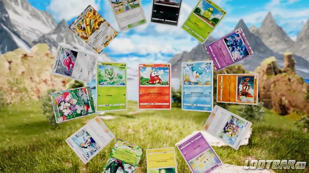 Pokemon TCG Pocket Paldean Wonders trailer screenshot