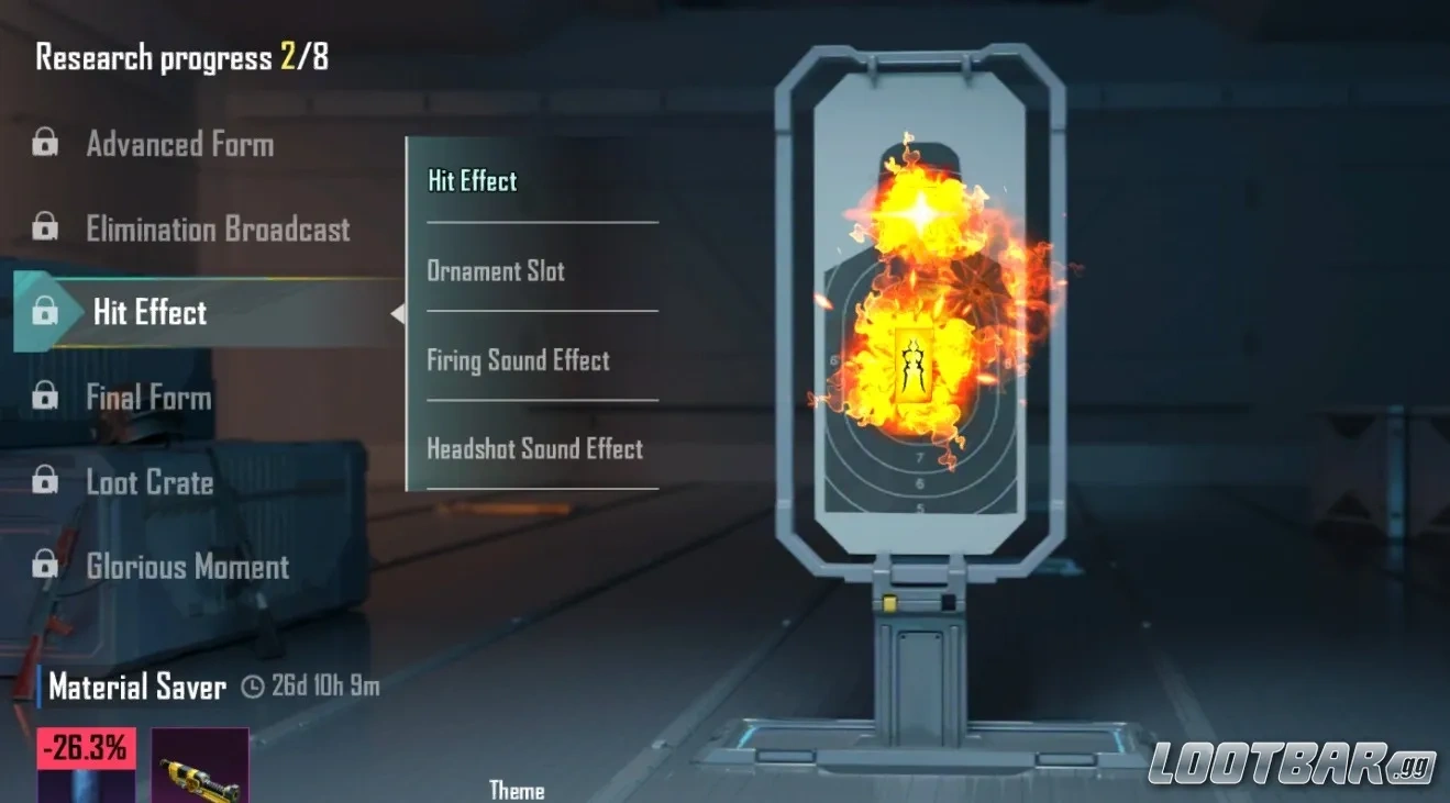 Crimson Skyblade Level 5 - Hit effect