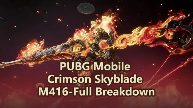 PUBG Mobile Crimson Skyblade M416 – Эффекты, уровни и цены