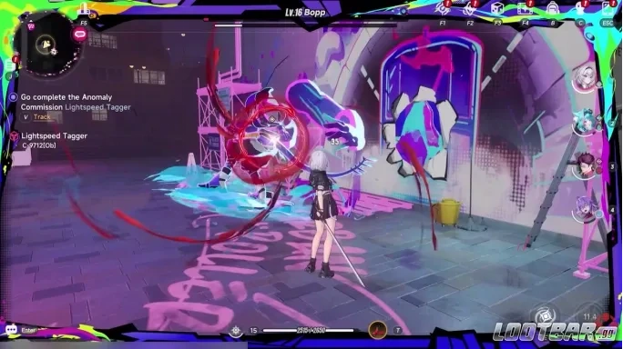 Боевая система - сражение с аномалиями в Neverness to Everness