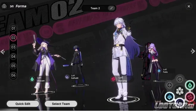 Переключение между персонажами в Neverness to Everness