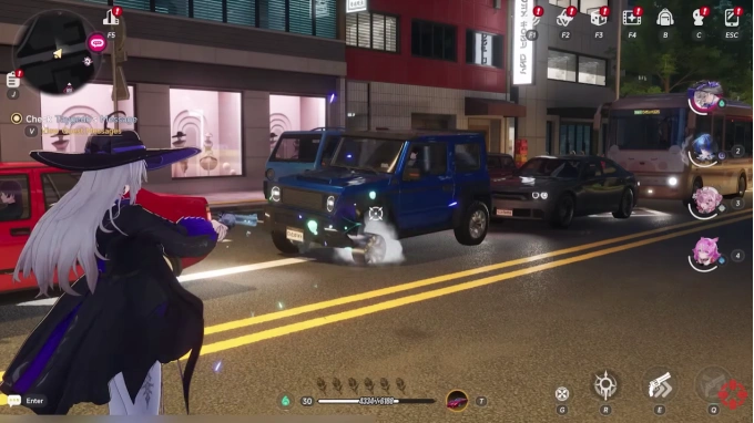 Взаимодействие с NPC в Neverness to Everness