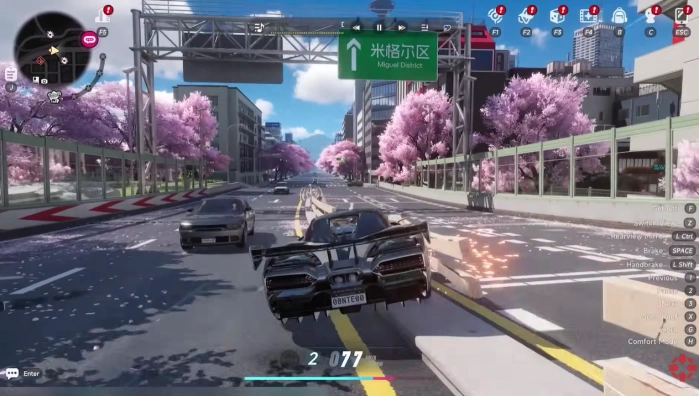 Исследование открытого мира в Neverness to Everness