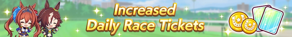 increased daily race tickers