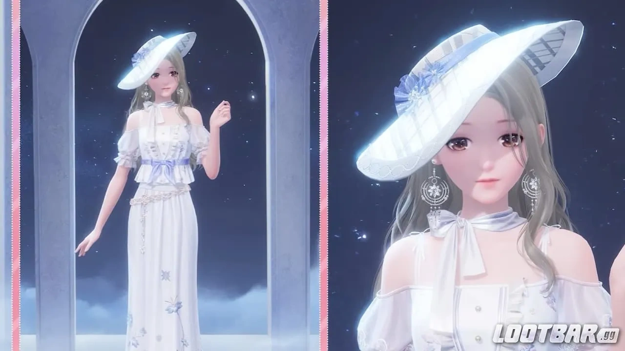 The Lotus Whispers outfit in Infinity Nikki