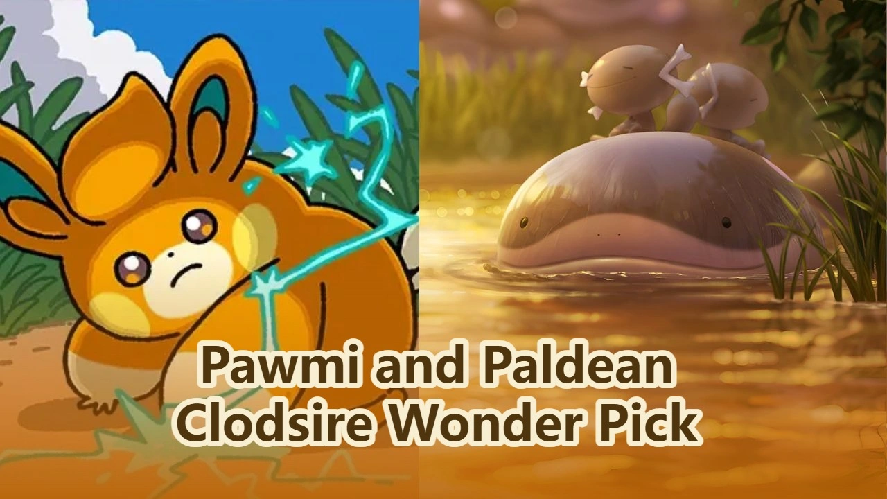 Pawmi and Paldean Clodsire Wonder Pick | Pokémon TCG Pocket