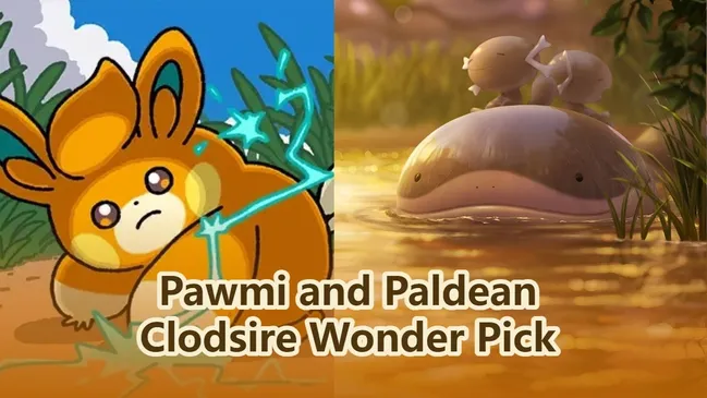 Pawmi and Paldean Clodsire Wonder Pick | Pokémon TCG Pocket