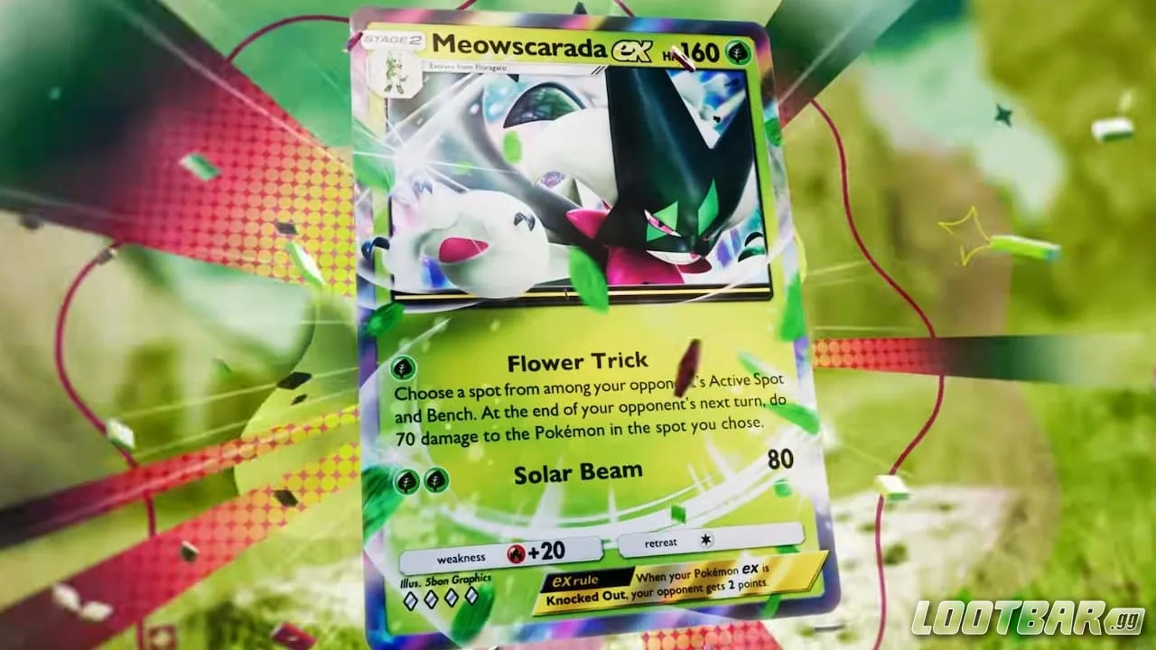 Meowscarada ex in Pokemon TCG Pocket