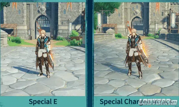 Varka Elemental Skill Tap