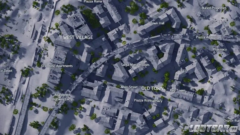 Red Tower and Grandioso Apartments in Arc Raiders.