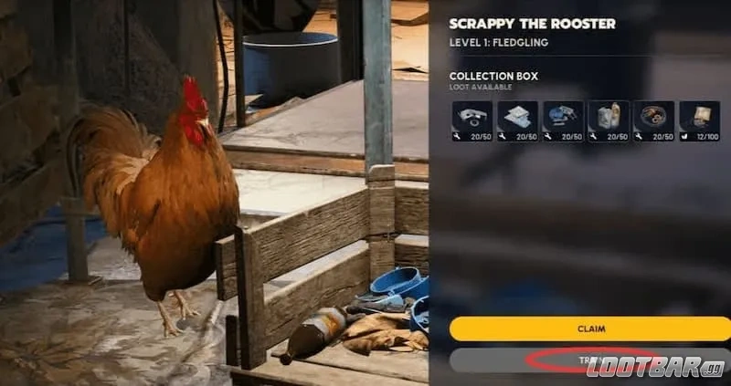 Upgrading Scrappy using a Dog Collar in Arc Raiders.