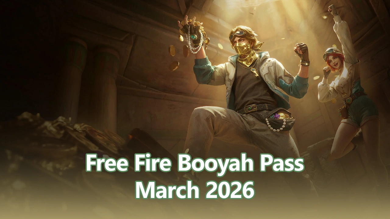 Booyah Pass Free Fire март 2026: Награды Золотого Путешествия