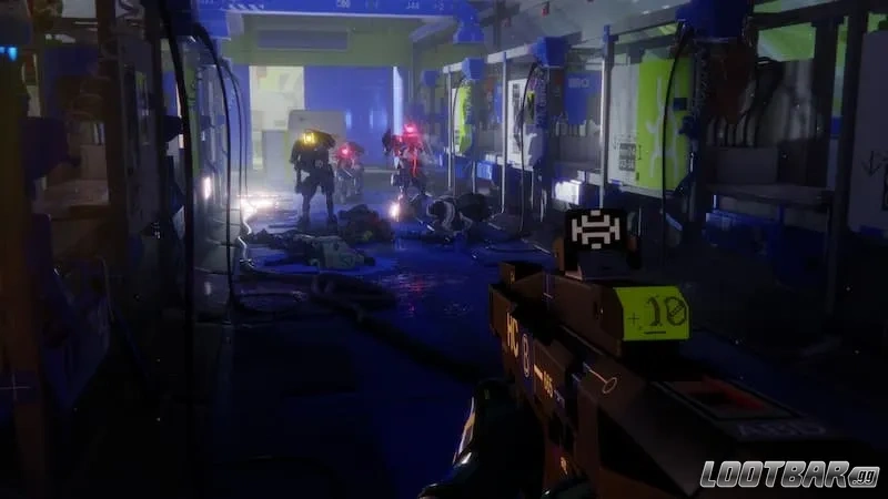 Player fighting enemies in Marathon.