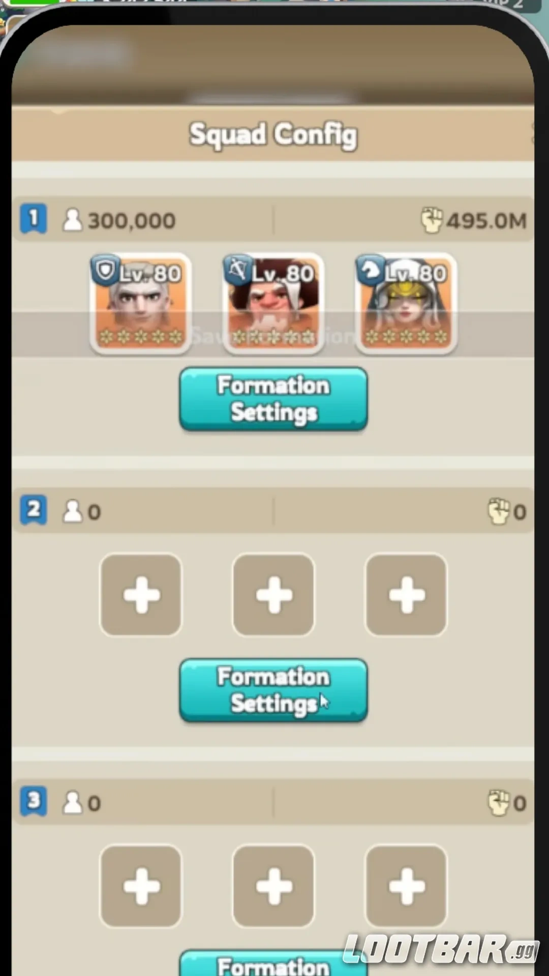 Kingshot alliance formation hero setup screen