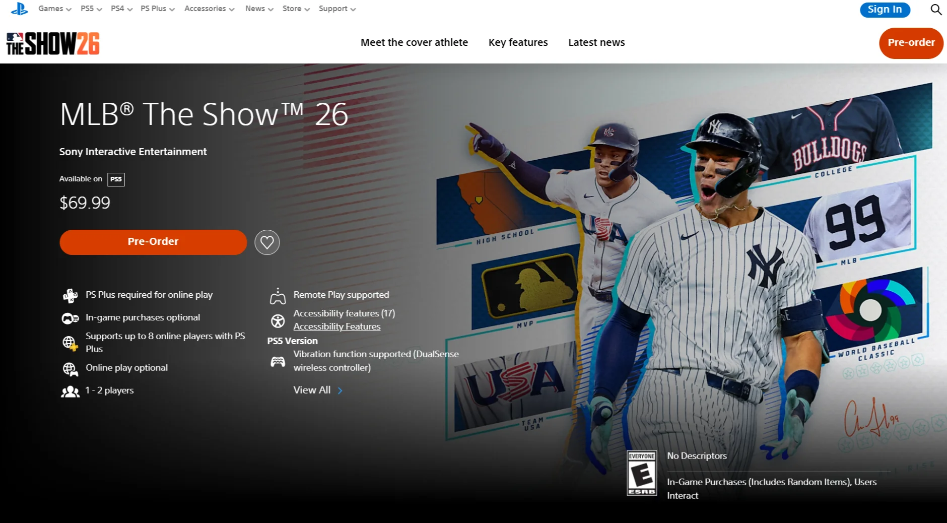 PlayStation 5 MLBB The show26