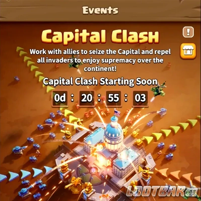 Capital Clash in Dark War Survival
