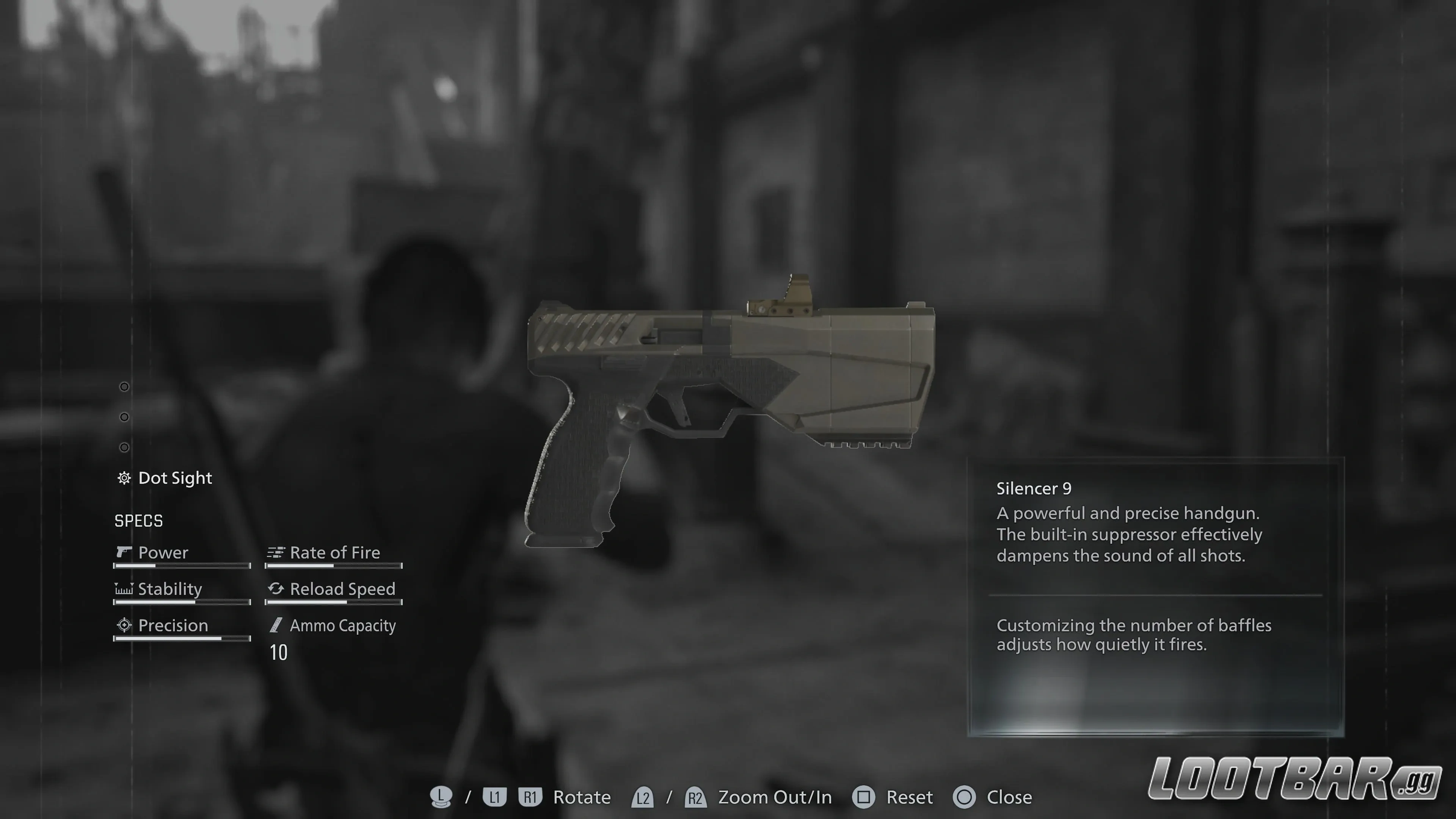 Silencer 9 Resident Evil Requiem