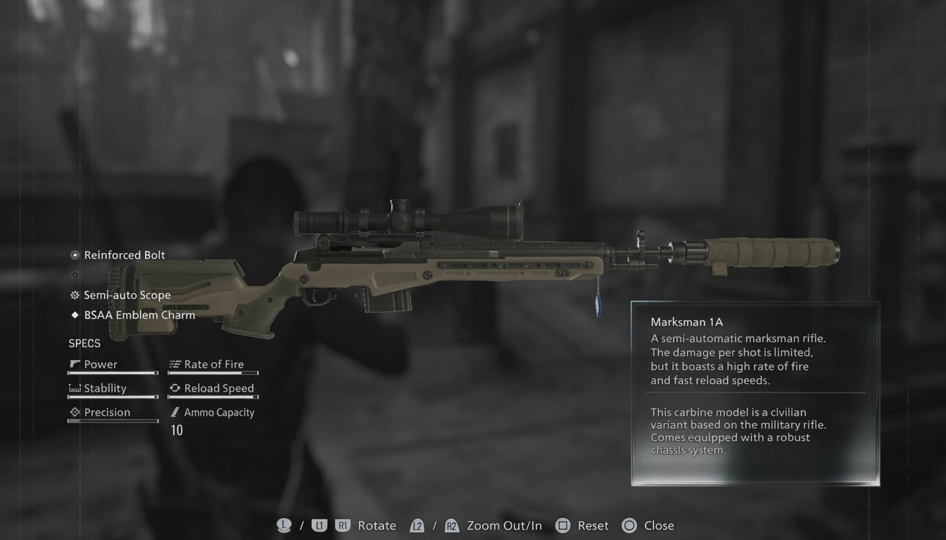 Resident Evil Requiem Marksman 1A