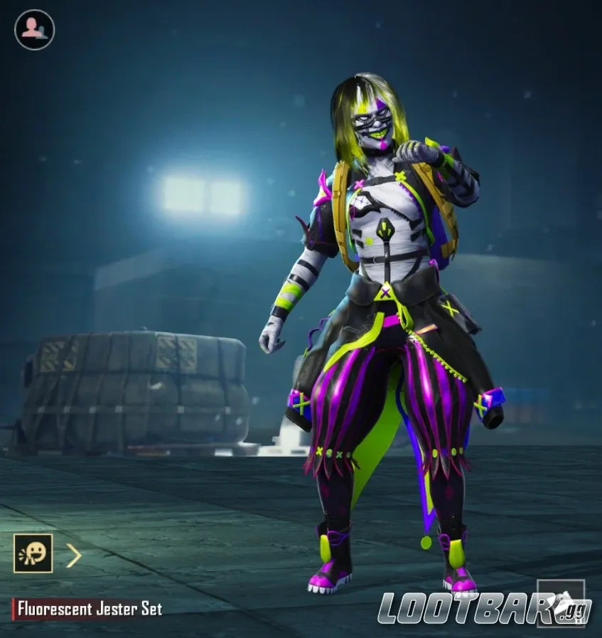 Flourescent Jester Set