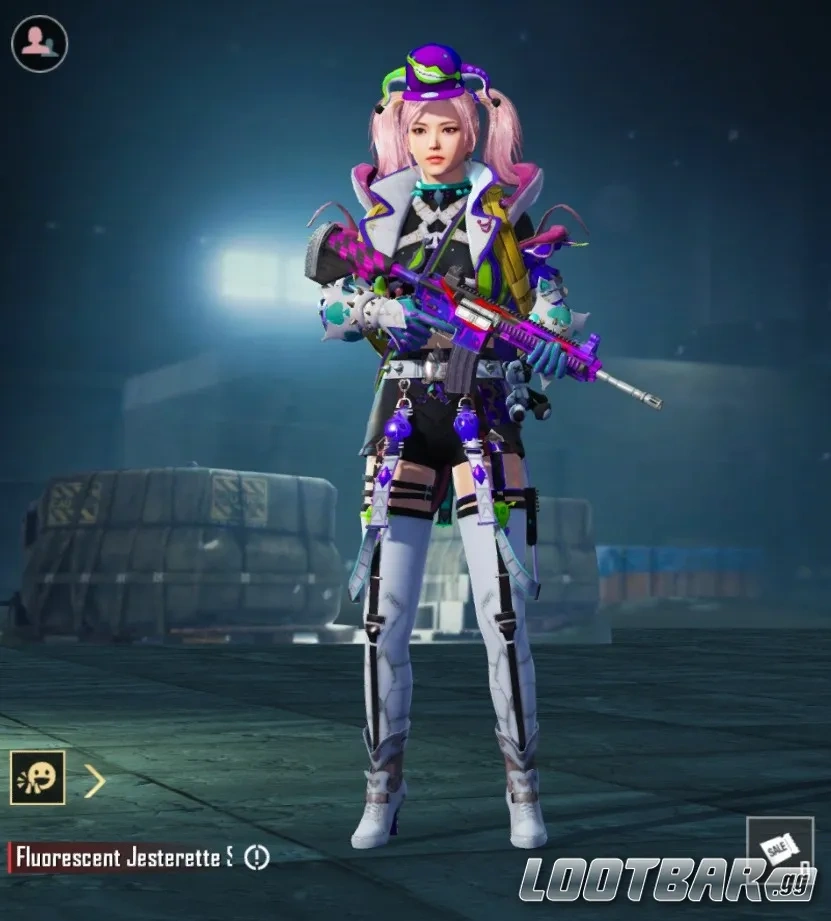 Flourescent Jesterette Set