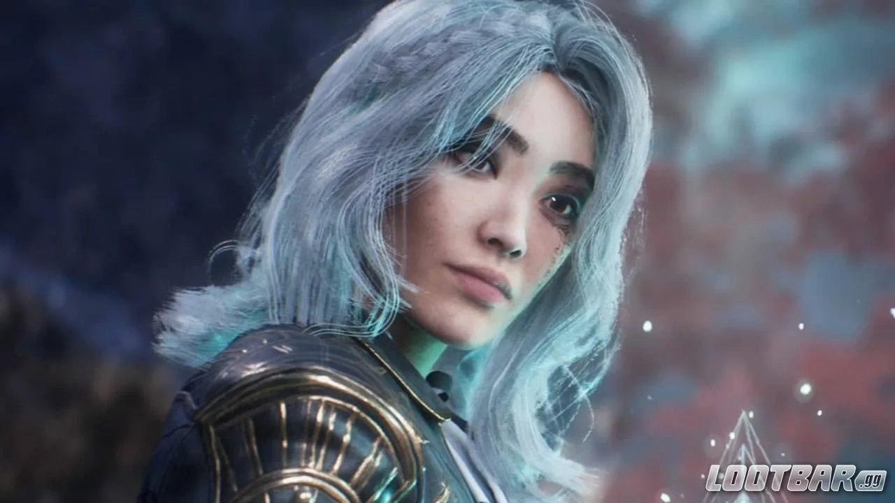 Lune with white hair in Expedition 33