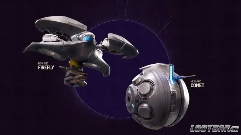 The two new Arc enemies introduced in Shrouded Sky.